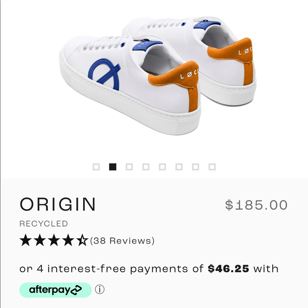 Loci Orgin Shoes in Orange & Blue